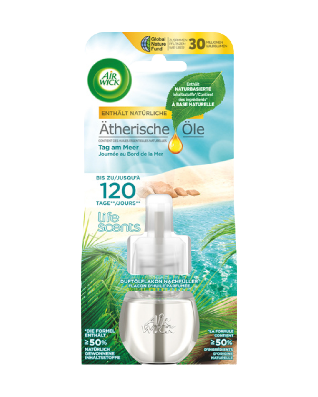 Air Wick Duftölflakon Tag am Meer, NACHFÜLLUNG (Flakon), 19ml